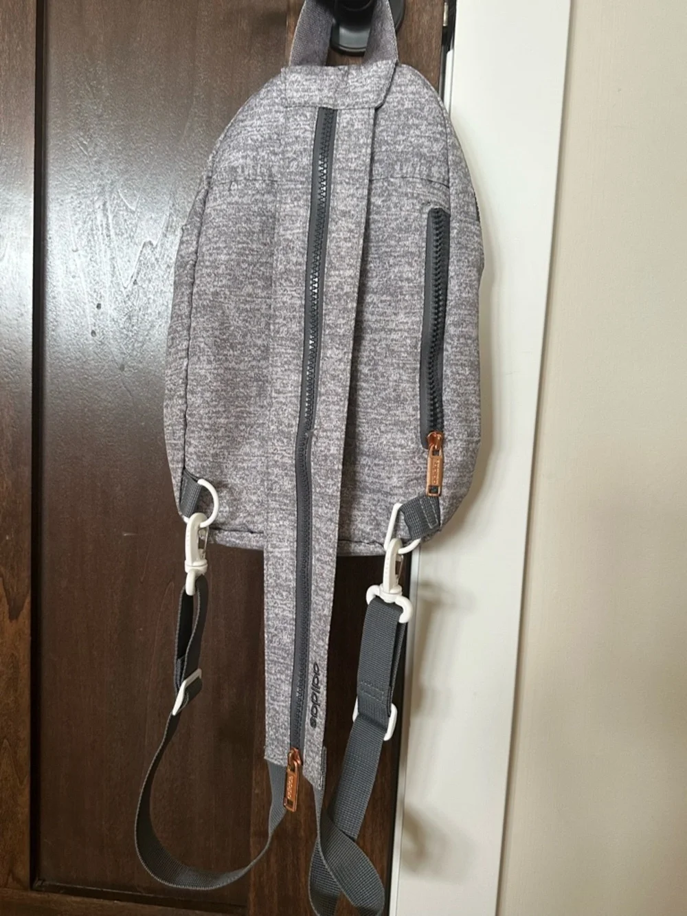adidas Gray Sling Backpack - Picture 2 of 4